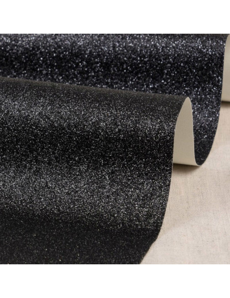 Coupon glitter 50 x 70 cm - Noir
