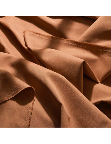 Tissu gabardine de coton light Pecan Pie - Atelier Brunette