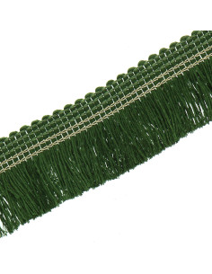 Frange surpiqûre or 30 mm - Kaki