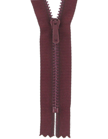 Fermeture éclair pantalon - Bordeaux