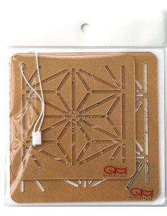 Set de 2 gabarits pour sashiko stencil - Asano-Ha 2