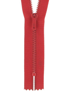 Fermeture éclair pantalon - Rouge sang
