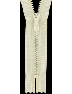 Fermeture éclair pantalon - Blanc cassé