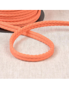 Cordon double passepoil chevrons - Saumon