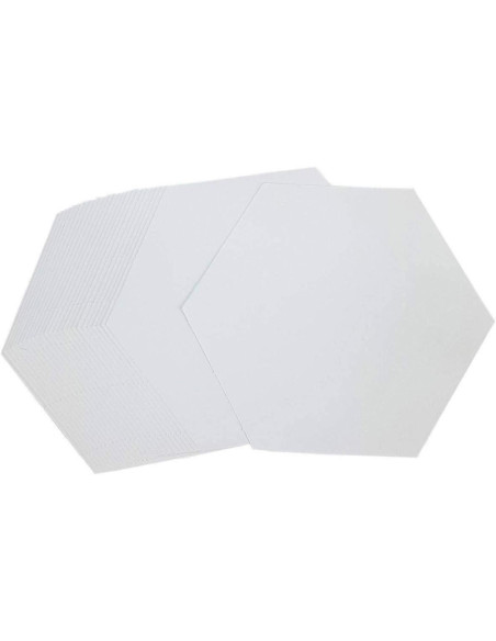 Set de 100 hexagones Paper Pieces 1in