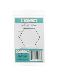 Set de 125 hexagones Paper Pieces 3/4in