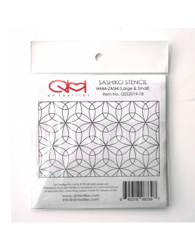 Set de 2 gabarits pour sashiko stencil - Hana Zashi