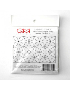 Set de 2 gabarits pour sashiko stencil - Kaku-Shippo 2