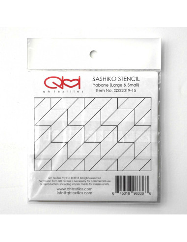 Set de 2 gabarits pour sashiko stencil - Yabane