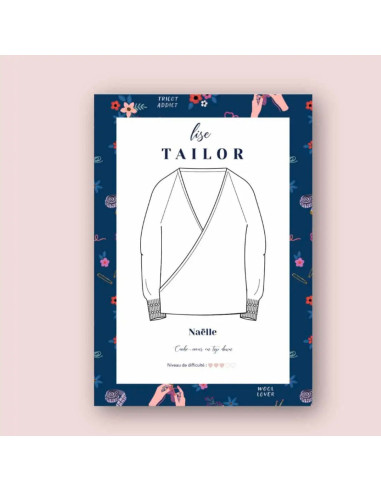 Patron de tricot - Cache-coeur Naëlle - Lise Tailor