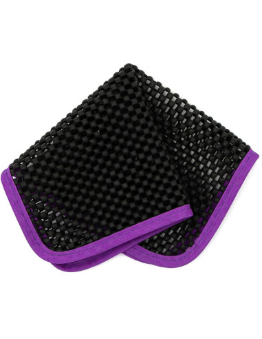 Coussin Pédale Machine à Coudre 26x21cm Antidérapant - Tapis Pied Avec 6 Adhésifs - Confort Et Protection Sol Noir