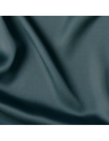 Tissu satin de viscose Paon - La Maison Naïve