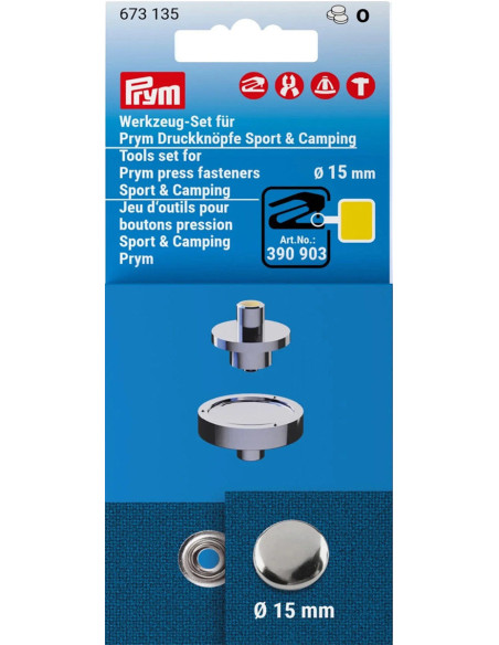 Jeu d´outils pour boutons pression Sport Camping