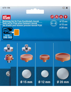 Jeu d´outils pour boutons pression Anorak