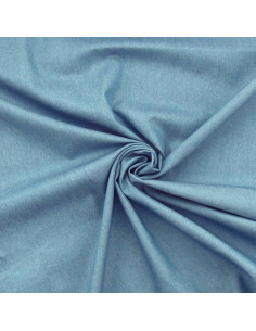 Tissu Denim chambray - Bleu moyen 2