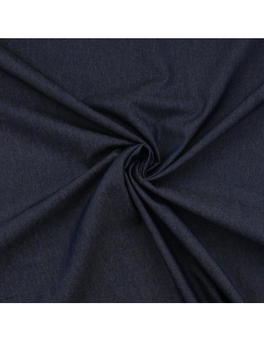 Tissu Denim chambray - Bleu foncé