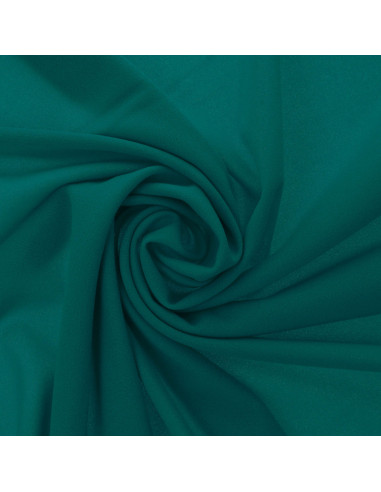 Tissu scuba crêpe - Bleu canard