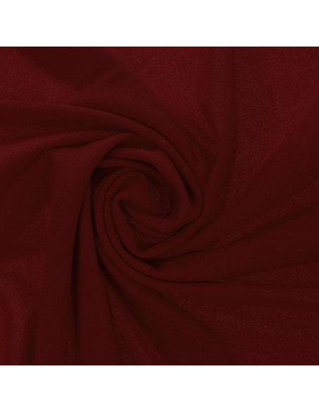 Tissu scuba crêpe - Rouge foncé