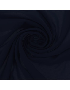 Tissu jersey polyester - Bleu marine