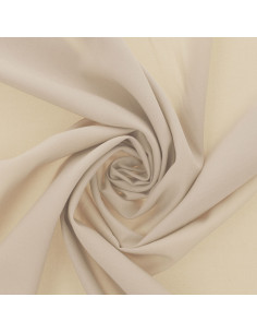 Tissu jersey polyester - Écru