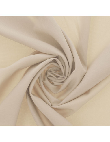 Tissu jersey polyester - Écru