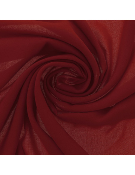 Tissu jersey polyester - Bordeaux