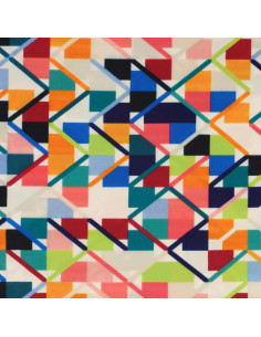 Tissu jersey imprimé - Abstrait