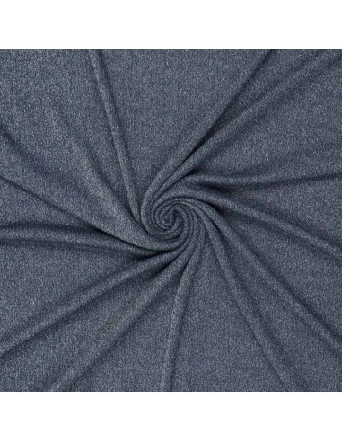 Tissu maille lurex - Bleu