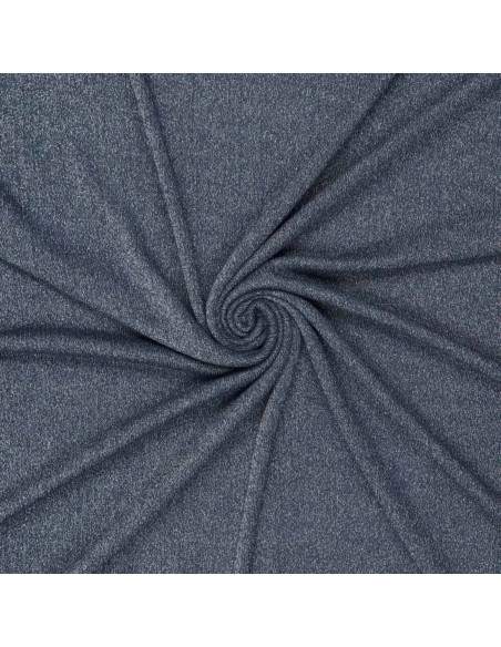 Tissu maille lurex - Bleu