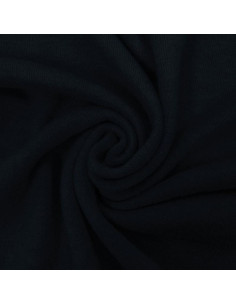 Tissu maille angora - Noir