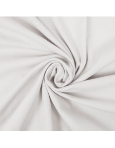 Tissu jersey 100% coton - Blanc