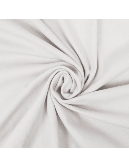 Tissu jersey 100% coton - Blanc