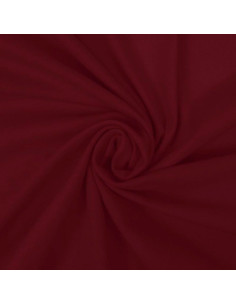 Tissu jersey 100% coton - Rouge foncé