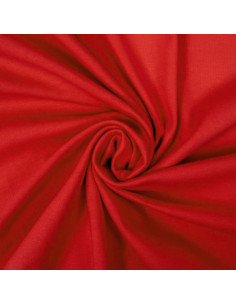 Tissu jersey 100% coton - Rouge