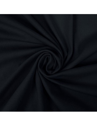 Tissu jersey 100% coton - Noir