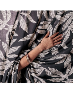 Tissu viscose Kaola Deep Charcoal - Atelier Brunette 2