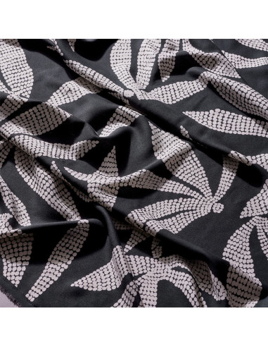 Tissu viscose Kaola Deep Charcoal - Atelier Brunette