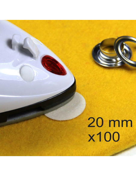 Set de 100 points de renforts thermocollants Wonder Dots - 20 mm