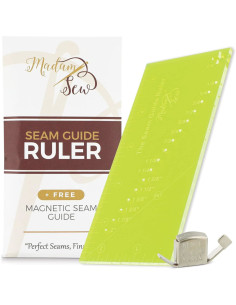 Règle guide de couture avec guide de couture magnétique Madam Sew