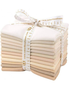 Fat Quarter Bundles Kona - Not Quite White