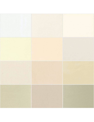 Fat Quarter Bundles Kona - Not Quite White
