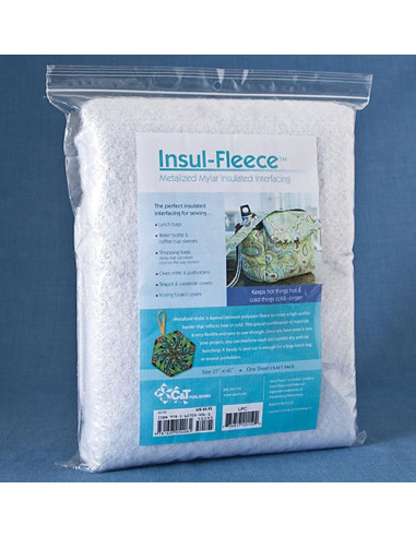 Film isotherme aluminium isolant thermique argent - 68 cm x 114 cm