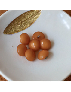 Bouton demi-sphère à queue - Bouton d´or