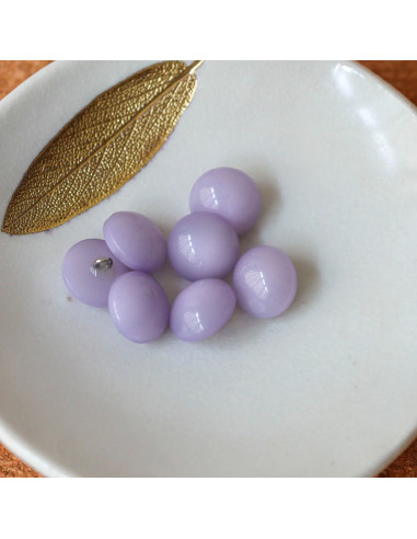 Bouton demi-sphère à queue - Lilas