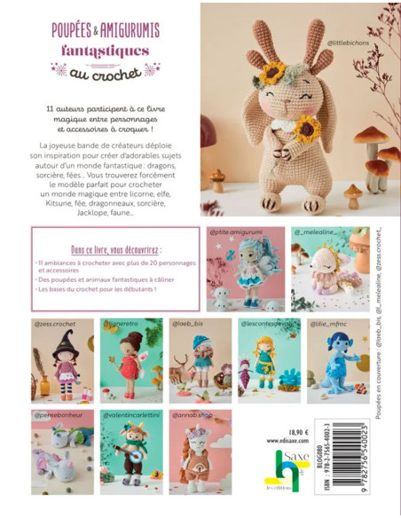 Livre poupées & amigurumis fantastiques au crochet