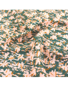 Tissu popeline de viscose Craie eucalyptus - Églantine & Zoé