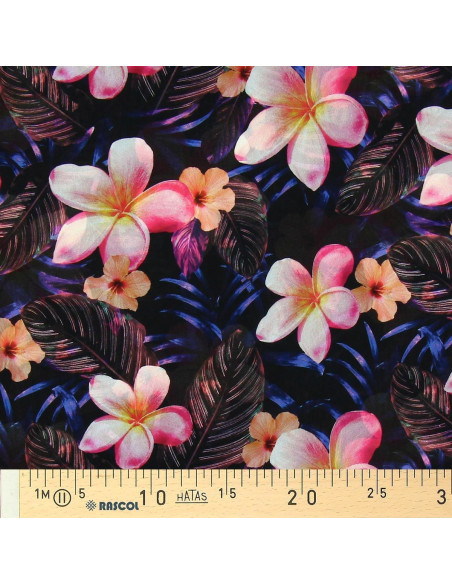 Tissu voile de polyester - Jungle night