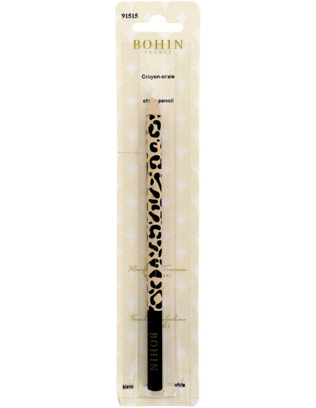 Crayon craie Léopard Bohin - Blanc