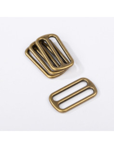 Boucle coulissante métal - Bronze 25 mm 2