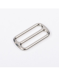 Boucle coulissante métal - Argent 25 mm